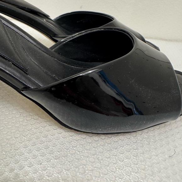 Calvin Klein Black Patent Toven Mules 8.5 - Picture 7 of 10